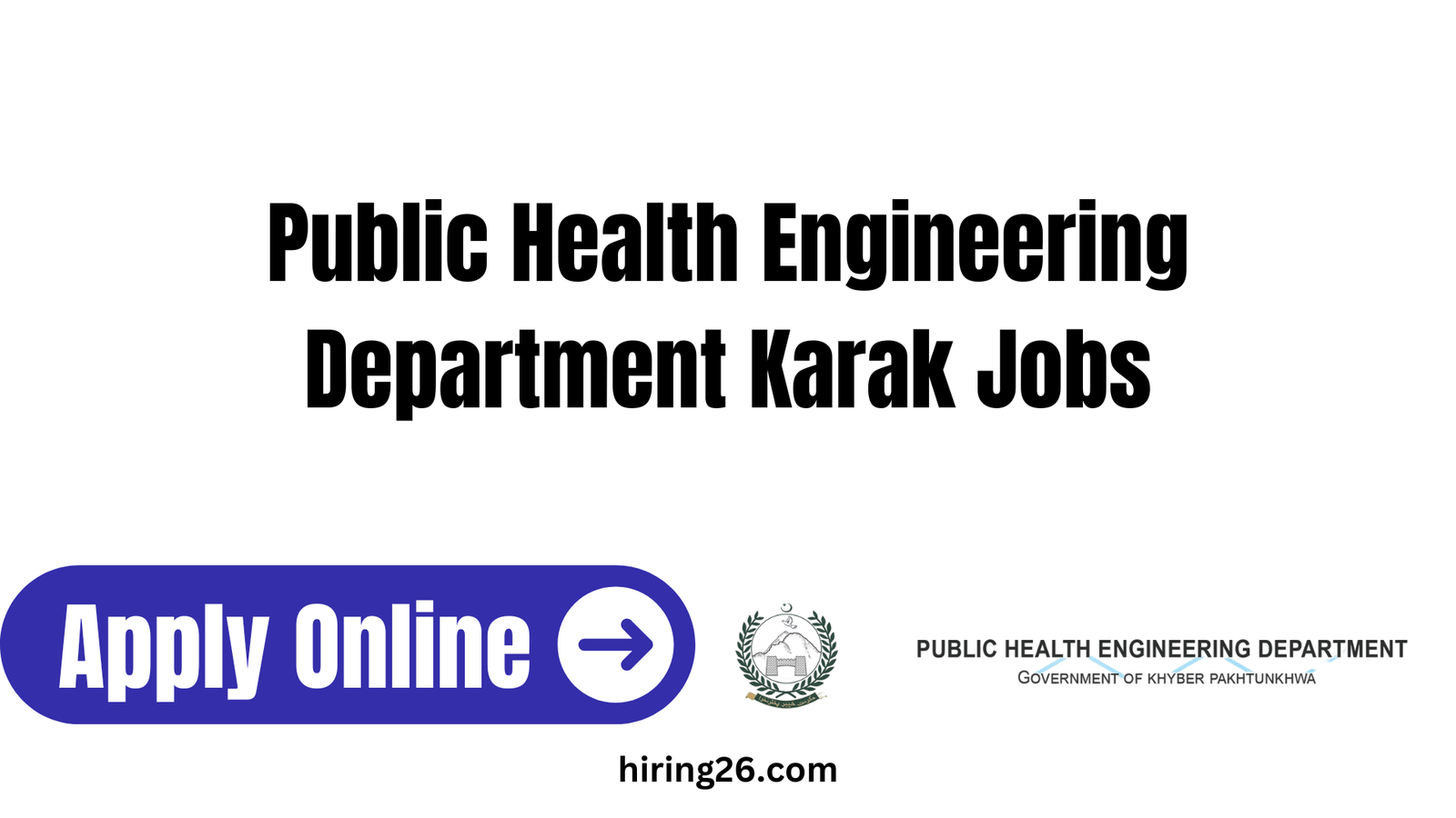 Public Health Engineering Department Karak Jobs 2026